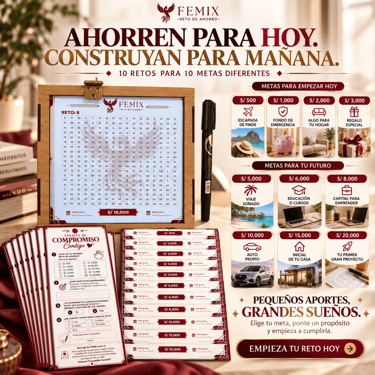 RETO AHORRO 10 EN 1 y 5 en 1