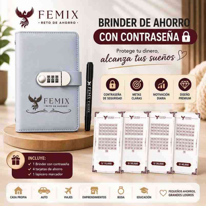 Billetera 4 en 1 con seguro